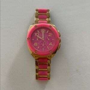 Pink and Gold Watch